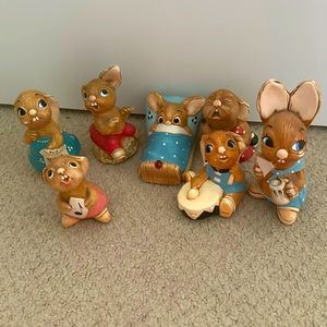 Pendelfin Adorable, good condition, bunny figures amazing price, rare included!